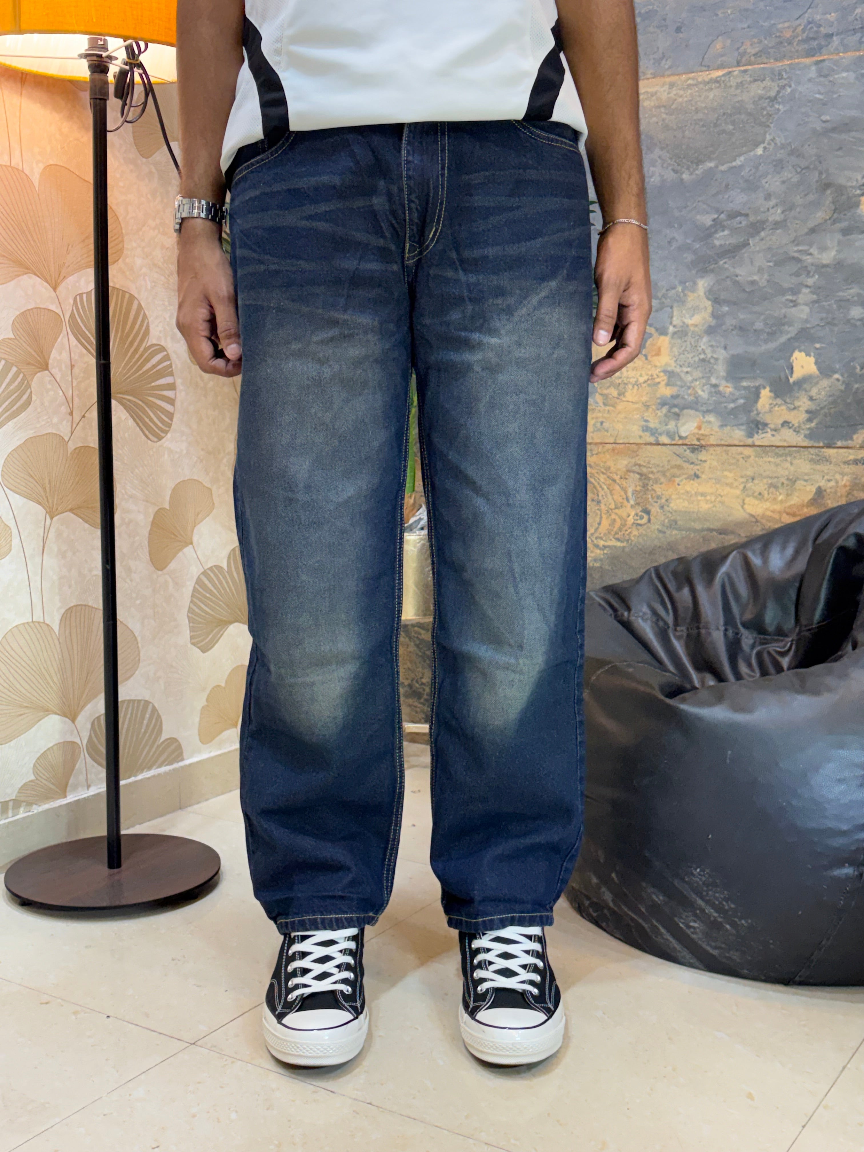 DUSTY BLUE - WIDELEG