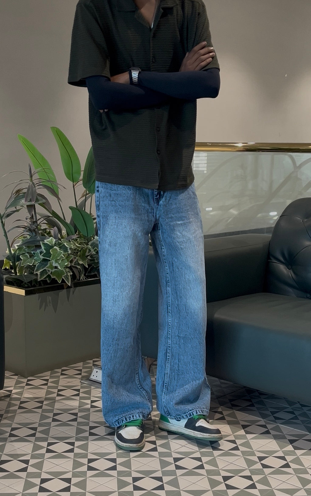 Storm Blue Fade BAGGY