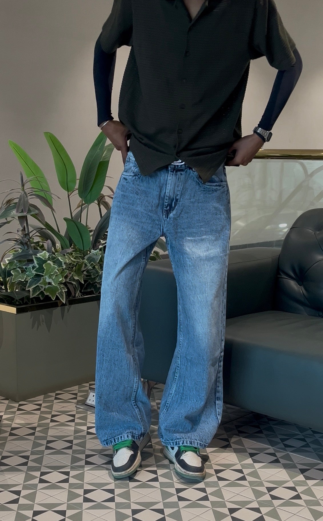 Storm Blue Fade BAGGY