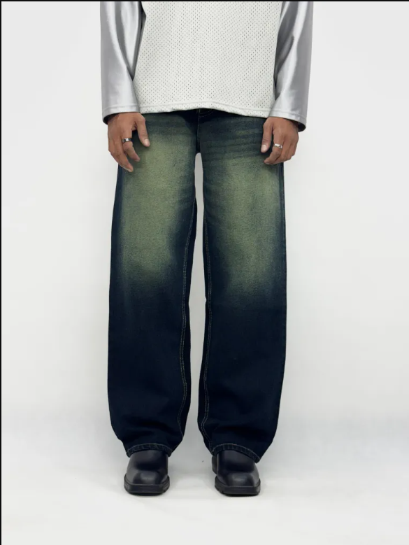 WIDELEG DENIM (VINTAGE GREEN)