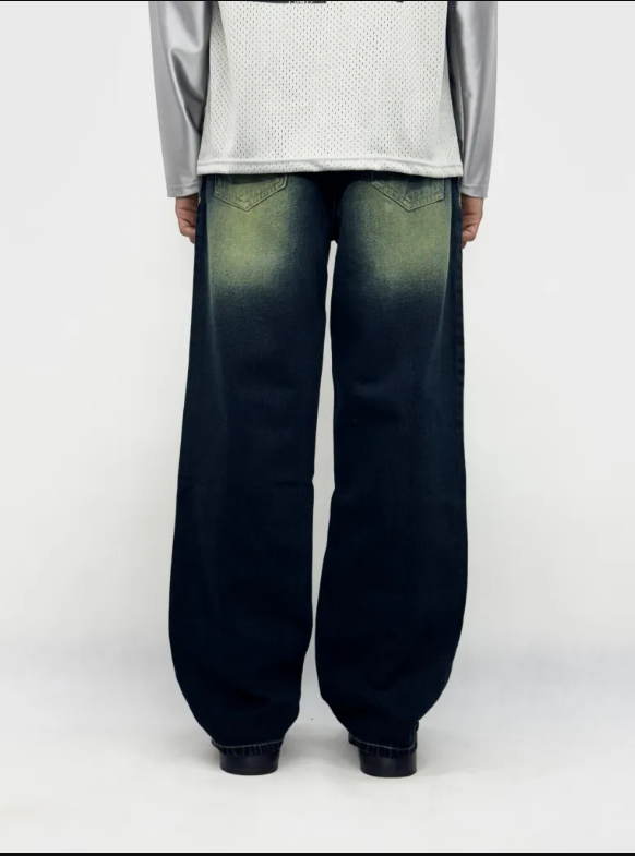 WIDELEG DENIM (VINTAGE GREEN)