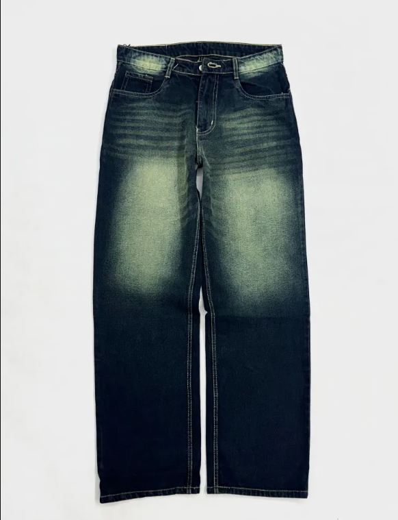 WIDELEG DENIM (VINTAGE GREEN)