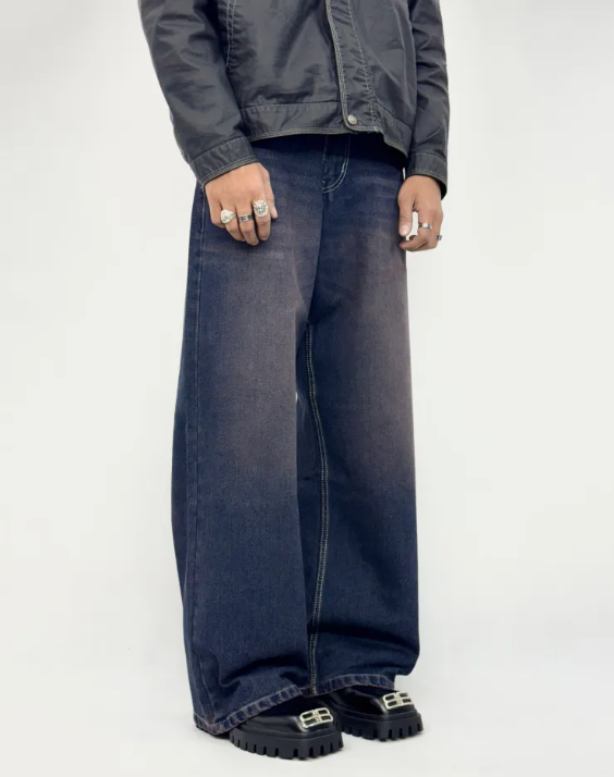 WIDELEG FIT (DUSTY BLUE)